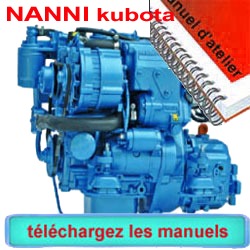 les manuels du moteur Nanni Kubota